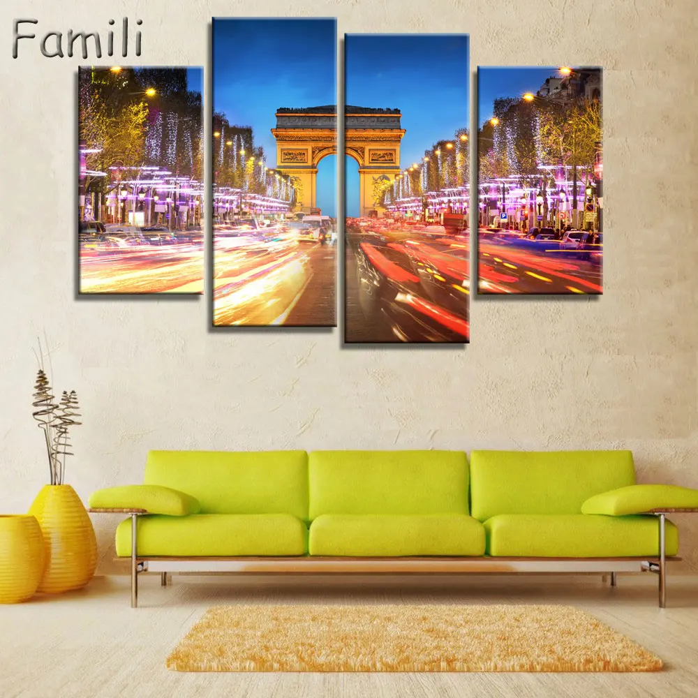 4 panel canvas art Fashion Paris Street Modern Wall Painting Printed On Canvas Beautiful Wall Pictures,posters and prints
4 panel canvas art Fashion Paris Street Modern Wall Painting Printed On Canvas Beautiful Wall Pictures,posters and prints