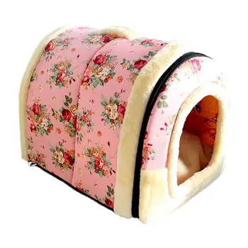 

Cat Bed House Cave Self Warming Cat Cubby Enclosed for Cats Kittens Small Dogs LX9C