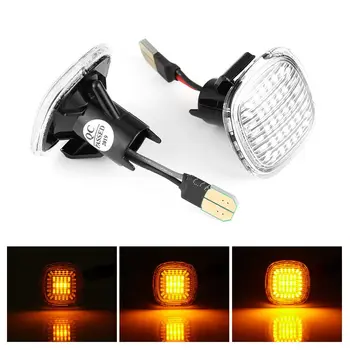 2pcs Amber LED Fender Lamps Dynamic Side Marker Light Turn Signal Sequential Blinker Light For Audi A3 8L A4 8D A4 S4 B5
2pcs Amber LED Fender Lamps Dynamic Side Marker Light Turn Signal Sequential Blinker Light For Audi A3 8L A4 8D A4 S4 B5