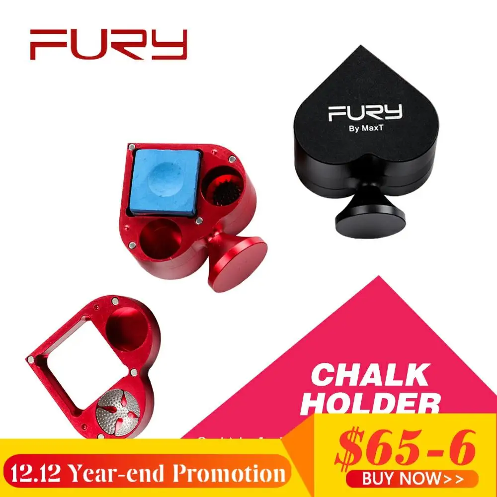 FURY Magnetic Billiard Chalk Holder 3-IN-1 Two Colors Convenient Pool Snooker Chalk Holder Durable Carrying Billiard Accessories
FURY Magnetic Billiard Chalk Holder 3-IN-1 Two Colors Convenient Pool Snooker Chalk Holder Durable Carrying Billiard Accessories