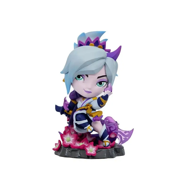 

Genuine League of Legend Spirit Blossom the Exile Riven cartoon game garage Kit Movable doll Animation ornament Model gifts