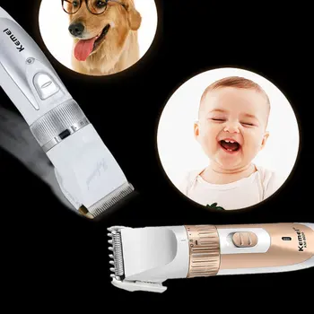 KM-9020 Electric Hair Clipper / Rechargeable Low Noise Trim Hair Haircut Use for any Ages Gold Silver 1 Set Clipper/trimmer Set
KM-9020 Electric Hair Clipper / Rechargeable Low Noise Trim Hair Haircut Use for any Ages Gold Silver 1 Set Clipper/trimmer Set