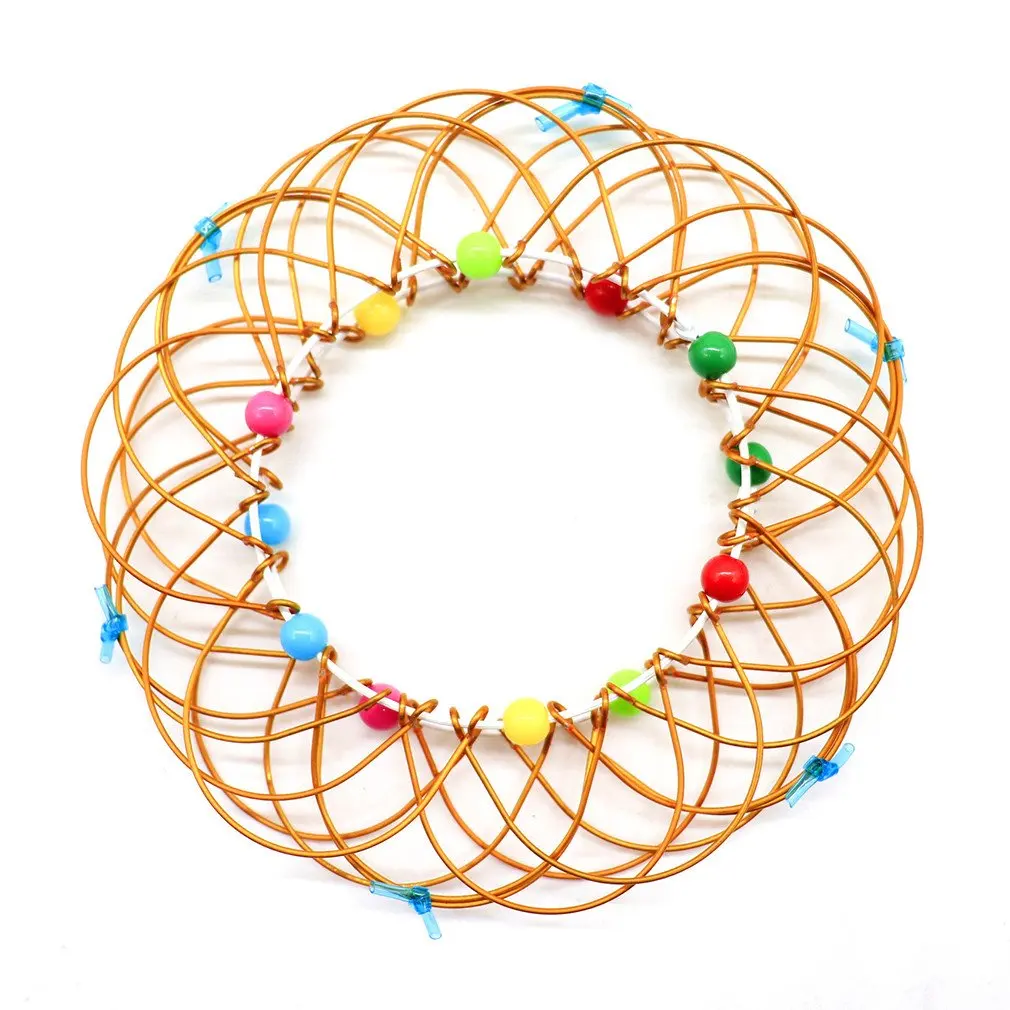 Multiple Changes Iron Hoop Ring Toy Small Iron Wire Circle Toy with Color Beads Hundred Flower Magic
Multiple Changes Iron Hoop Ring Toy Small Iron Wire Circle Toy with Color Beads Hundred Flower Magic