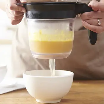 Creative Kitchen Tool Fat Separator With Bottom Release Fat Separator With Strainer Soup Residue Oil Filter Separate 1000ML
Creative Kitchen Tool Fat Separator With Bottom Release Fat Separator With Strainer Soup Residue Oil Filter Separate 1000ML