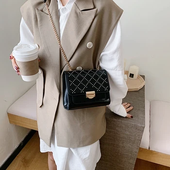High-quality Chain Small Square Bags Fashion Designer Single Shoulder Crossbody Bags Retro Classic Messenger Bags Louis Brand GG
High-quality Chain Small Square Bags Fashion Designer Single Shoulder Crossbody Bags Retro Classic Messenger Bags Louis Brand GG