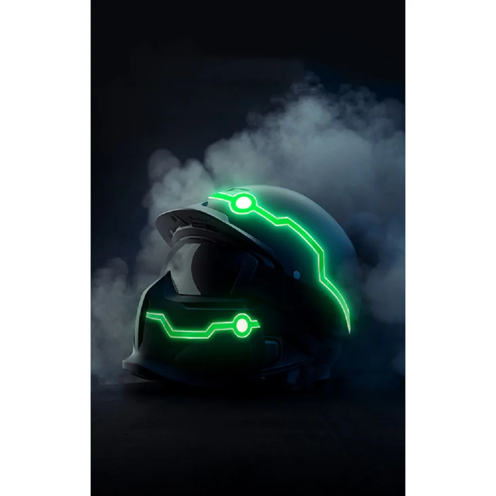 2Pcs Helmet chargeable Reflector Lamp Riding Signal EL Lamp with Blinking LED Cool Reflector Led Light Cold Light Film
2Pcs Helmet chargeable Reflector Lamp Riding Signal EL Lamp with Blinking LED Cool Reflector Led Light Cold Light Film