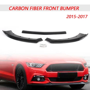 For Ford Mustang Front Bumper Splitter Lip Spoiler Wing Body Kit Trim Cover 2015 2016 2017 Carbon Fiber Styling 3Pcs
For Ford Mustang Front Bumper Splitter Lip Spoiler Wing Body Kit Trim Cover 2015 2016 2017 Carbon Fiber Styling 3Pcs