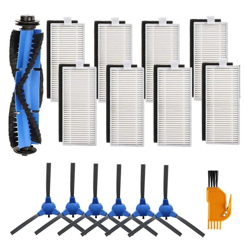 Vacuum Accessories Filters Brushes Replacement Kit Compatible for Eufy Robovac 11S 30 30C 15C 12
Vacuum Accessories Filters Brushes Replacement Kit Compatible for Eufy Robovac 11S 30 30C 15C 12