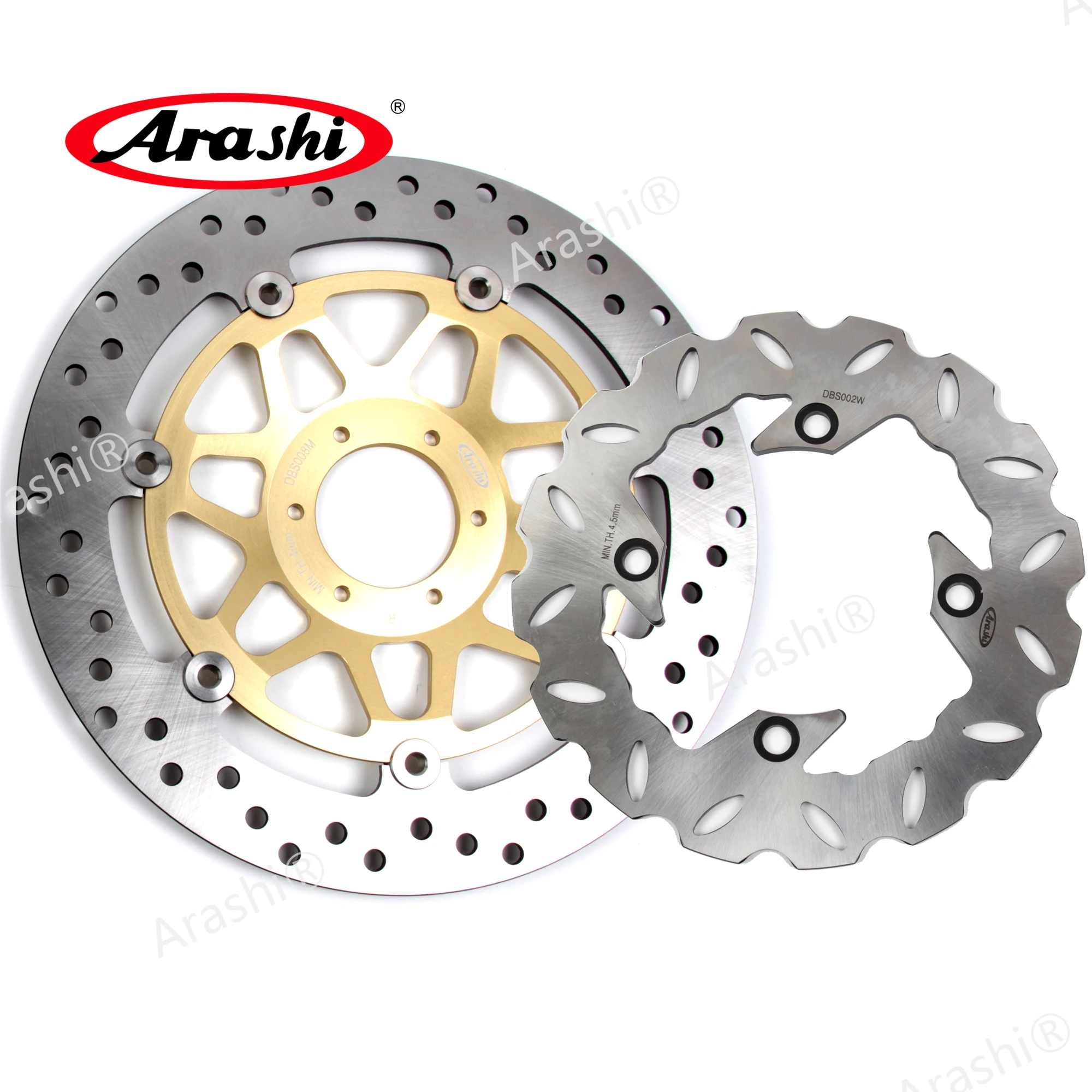 

Arashi 1 Set For HONDA HORNET 250 1997 CNC Aluminum Floating Front Brake Disk Rear Brake Disc Brake Rotors HORNET250