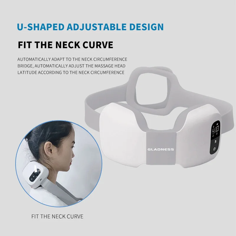 Rechargeable Multi-Function Smart Electric Neckand Shoulder Tool Massager Health Care Relaxation Cervical Vertebra Physiotherapy
Rechargeable Multi-Function Smart Electric Neckand Shoulder Tool Massager Health Care Relaxation Cervical Vertebra Physiotherapy