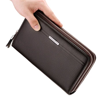 WilliamPOLO Leather Vintage Solid Clutch Bag Phone Cases Brand Mens Wallet Double Zipper Genuine Leather Bag PL163 
WilliamPOLO Leather Vintage Solid Clutch Bag Phone Cases Brand Mens Wallet Double Zipper Genuine Leather Bag PL163