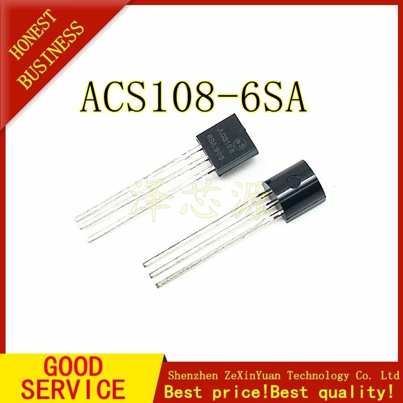 50 шт./лот ACS108-6SA-TR ACS108-6SA ACS1086S ACS108 IC AC выключатель 0.8A 600V TO-92 | Электроника
