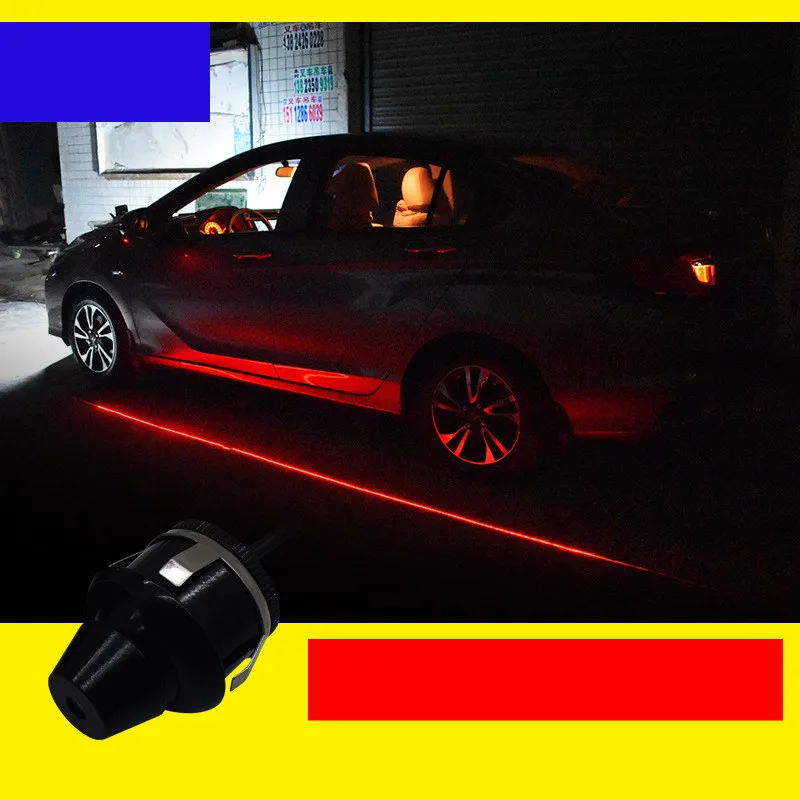 2pcs Universal LED Car Openning Door Warning Light Flashing Anti Rear-end Collision Safety red Laser projection Lamps waterproof
2pcs Universal LED Car Openning Door Warning Light Flashing Anti Rear-end Collision Safety red Laser projection Lamps waterproof