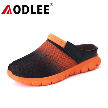 Summer Men sandals Fashion Beach Sandals Men Casual Hole Shoes Breathable Comfort Mesh Slippers Men Slides Dropshipping AODLEE
Summer Men sandals Fashion Beach Sandals Men Casual Hole Shoes Breathable Comfort Mesh Slippers Men Slides Dropshipping AODLEE
