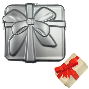Bow Gift Pattern Cake Mold Aluminum Alloy Cake Baking Tray Chocolate Fondant DIY Mold Reusable Cake Decorating Tools #25
Bow Gift Pattern Cake Mold Aluminum Alloy Cake Baking Tray Chocolate Fondant DIY Mold Reusable Cake Decorating Tools #25