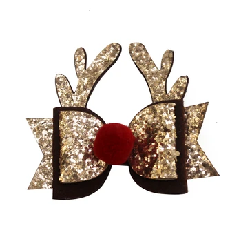 New 4 inch Thanksgiving Christmas bowknot hairpin girls hair bows antlers hair accessories synthetic leather Baby Children 02
New 4 inch Thanksgiving Christmas bowknot hairpin girls hair bows antlers hair accessories synthetic leather Baby Children 02