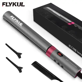 Flykul Hair Straightener Iron 2 In 1 F018 7 Colors Curling Iron Low Electromagnetic Radiation PTC Professional Heating Board
Flykul Hair Straightener Iron 2 In 1 F018 7 Colors Curling Iron Low Electromagnetic Radiation PTC Professional Heating Board