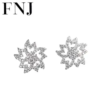 FNJ Hot Wheel Flower Earrings 925 Silver Jewelry Original Pure S925 Sterling Silver Stud Earring for Women White Cubic Zircon
FNJ Hot Wheel Flower Earrings 925 Silver Jewelry Original Pure S925 Sterling Silver Stud Earring for Women White Cubic Zircon
