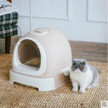 Fully closed cat litter bowl machine Oversize cat toilet deodorizing, Anti-splash and deodorizing items Oversize Cat Po WJ11058
Fully closed cat litter bowl machine Oversize cat toilet deodorizing, Anti-splash and deodorizing items Oversize Cat Po WJ11058