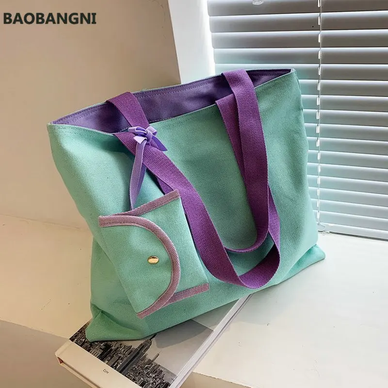 High Capacity Women Big Handbags with Purses Ladies Casual Canvas Totes Shopper Recyclable Shopping Shoulder Bag
High Capacity Women Big Handbags with Purses Ladies Casual Canvas Totes Shopper Recyclable Shopping Shoulder Bag