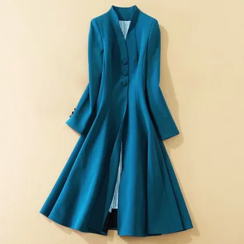 HIGH QUALITY New 2020 Designer Runway Women's V-Neck Long sleeve Single Breasted Long coat
HIGH QUALITY New 2020 Designer Runway Women's V-Neck Long sleeve Single Breasted Long coat