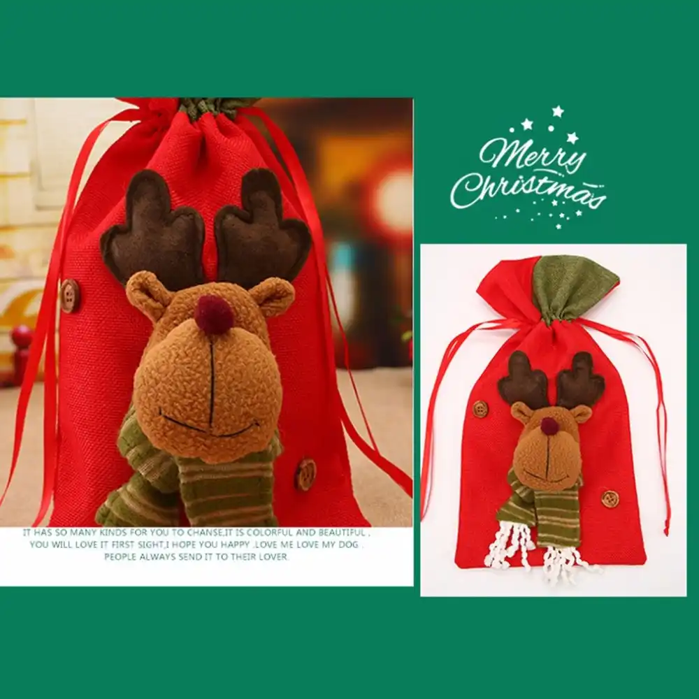 patterns christmas pouch delicate drawstring bag exquisite candy
