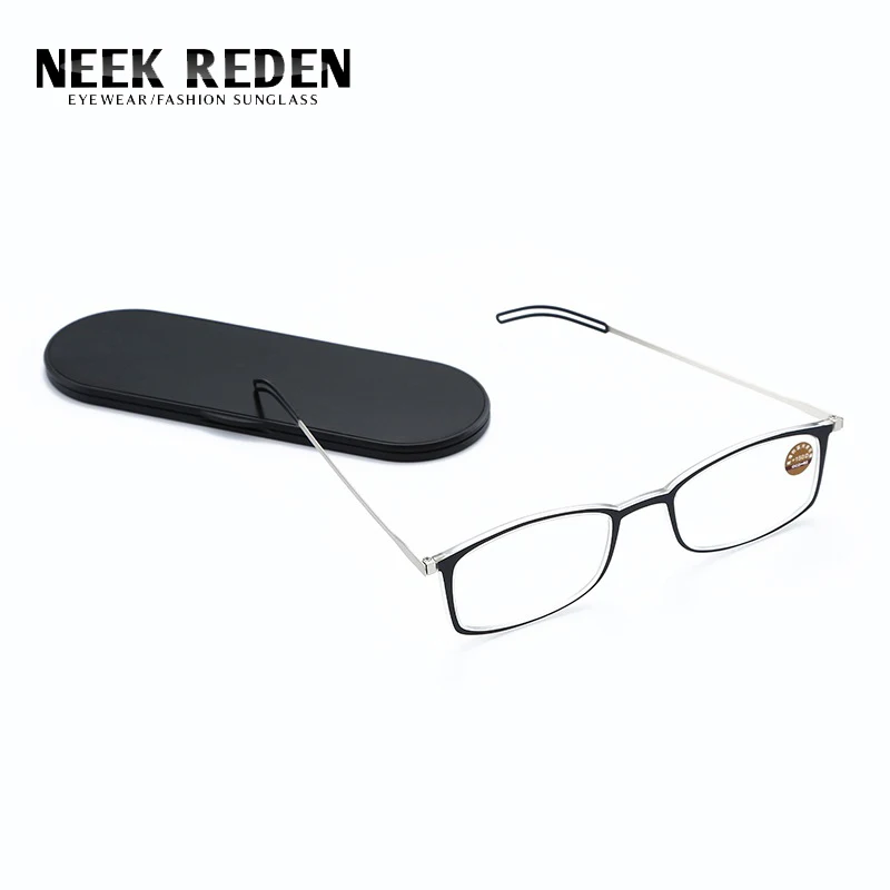 Ultra Thin Frame Optics Rectangular Reading Glasses Women Men Tr90 Blue Light Blocking Computer Presbyopia Eyeglasses With Case
Ultra Thin Frame Optics Rectangular Reading Glasses Women Men Tr90 Blue Light Blocking Computer Presbyopia Eyeglasses With Case