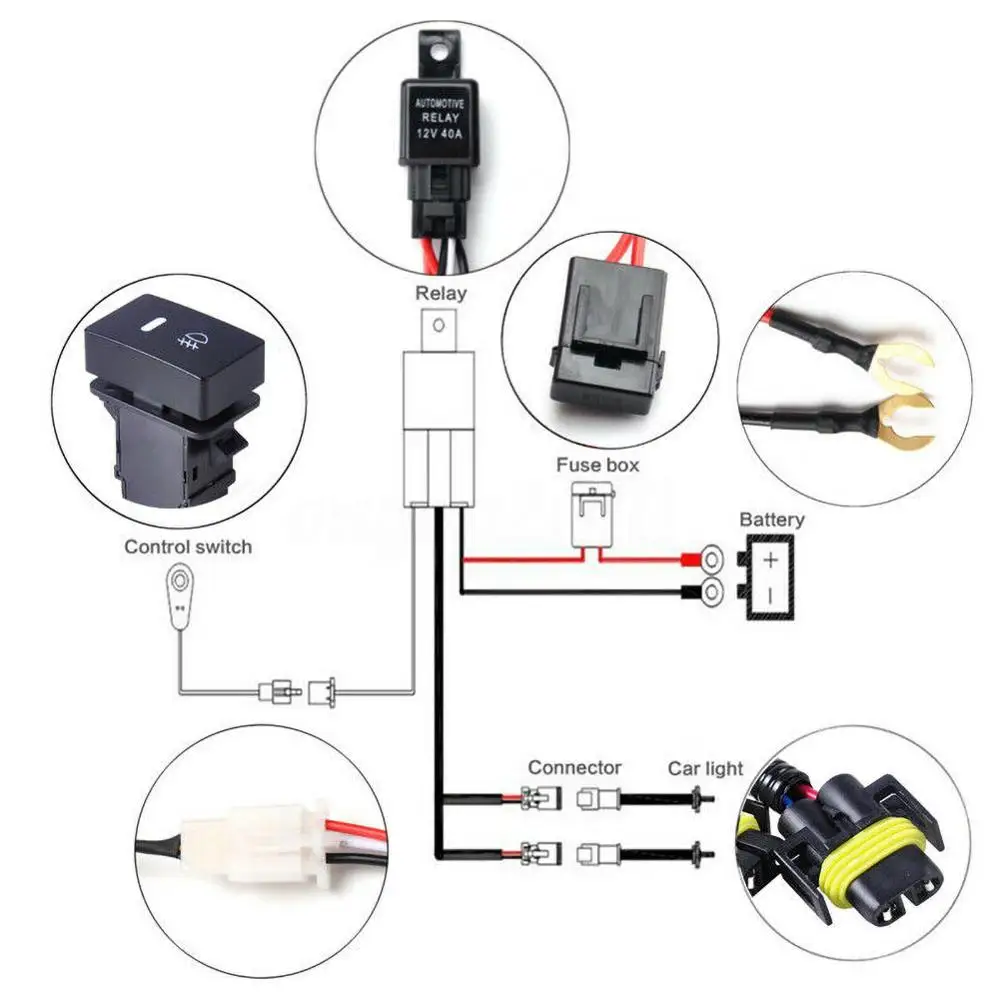 H11 Fog Lights Wiring Harness Socket LED For Nissan Honda Ford Indicator Switch Automotive Relay Car Light Assembly Hot Sales
H11 Fog Lights Wiring Harness Socket LED For Nissan Honda Ford Indicator Switch Automotive Relay Car Light Assembly Hot Sales