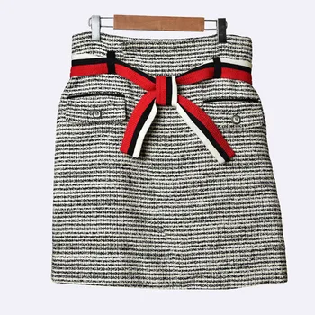 2020 Spring Summer Women Mini Skirt Lady Tweed Preppy Style Short Skirts With Sashes Decoration
2020 Spring Summer Women Mini Skirt Lady Tweed Preppy Style Short Skirts With Sashes Decoration