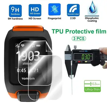 TPU Anti-Scratch Screen Protector Film For TomTom 2 3 Runner 2 3 Spark 3 GPS Watch Case Friendly Full Coverage Clear Film
TPU Anti-Scratch Screen Protector Film For TomTom 2 3 Runner 2 3 Spark 3 GPS Watch Case Friendly Full Coverage Clear Film