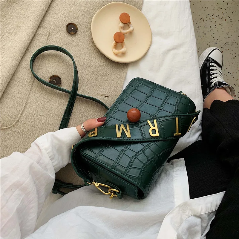2019 Autumn New Style WOMEN'S Bag Korean Style Fashion Small Square Bag Versatile Crocodile Pattern PU Handbag Lettered Broadban
2019 Autumn New Style WOMEN'S Bag Korean Style Fashion Small Square Bag Versatile Crocodile Pattern PU Handbag Lettered Broadban