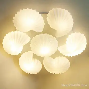 Modern Shell Ceiling Lamp Living Room Creative Home Lighting Nordic Bedroom Ceiling Lamp Led Luminaire Chandelier Ceiling Lamps 
Modern Shell Ceiling Lamp Living Room Creative Home Lighting Nordic Bedroom Ceiling Lamp Led Luminaire Chandelier Ceiling Lamps