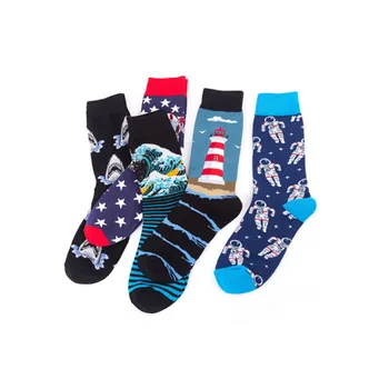 Men Cool Printing Casual Happy Harajuku Cotton Crew Socks Fashion Funny Hiphop Skateboard Sports Women Long Socks Pastel Running
Men Cool Printing Casual Happy Harajuku Cotton Crew Socks Fashion Funny Hiphop Skateboard Sports Women Long Socks Pastel Running