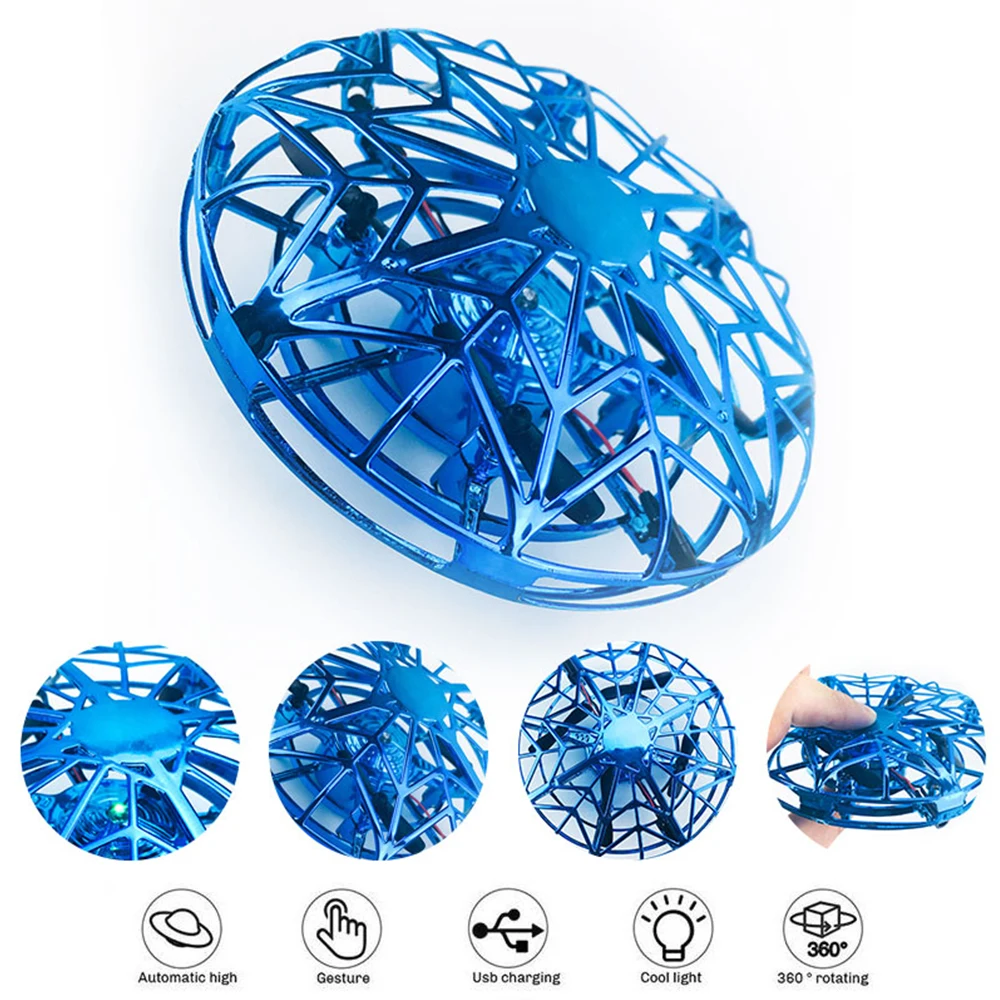 Mini UFO Drone Anti-Collision Flying Helicopter Magic Hand UFO Ball Aircraft Sensing Induction Drone Kid Electric Electronic Toy
Mini UFO Drone Anti-Collision Flying Helicopter Magic Hand UFO Ball Aircraft Sensing Induction Drone Kid Electric Electronic Toy