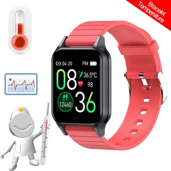 Temperature Smart Watch Men Women Waterproof Bluetooth Heart Rate Blood Pressure Fitness Tracker Smart Bracelet For Android IOS
Temperature Smart Watch Men Women Waterproof Bluetooth Heart Rate Blood Pressure Fitness Tracker Smart Bracelet For Android IOS