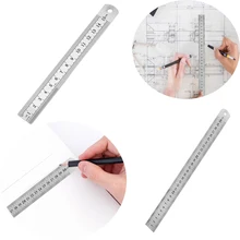15cm /30cmSewing Foot Sewing Stainless Steel Metal Straight Ruler Ruler Tool Precision Double Sided Measuring Tool
15cm /30cmSewing Foot Sewing Stainless Steel Metal Straight Ruler Ruler Tool Precision Double Sided Measuring Tool