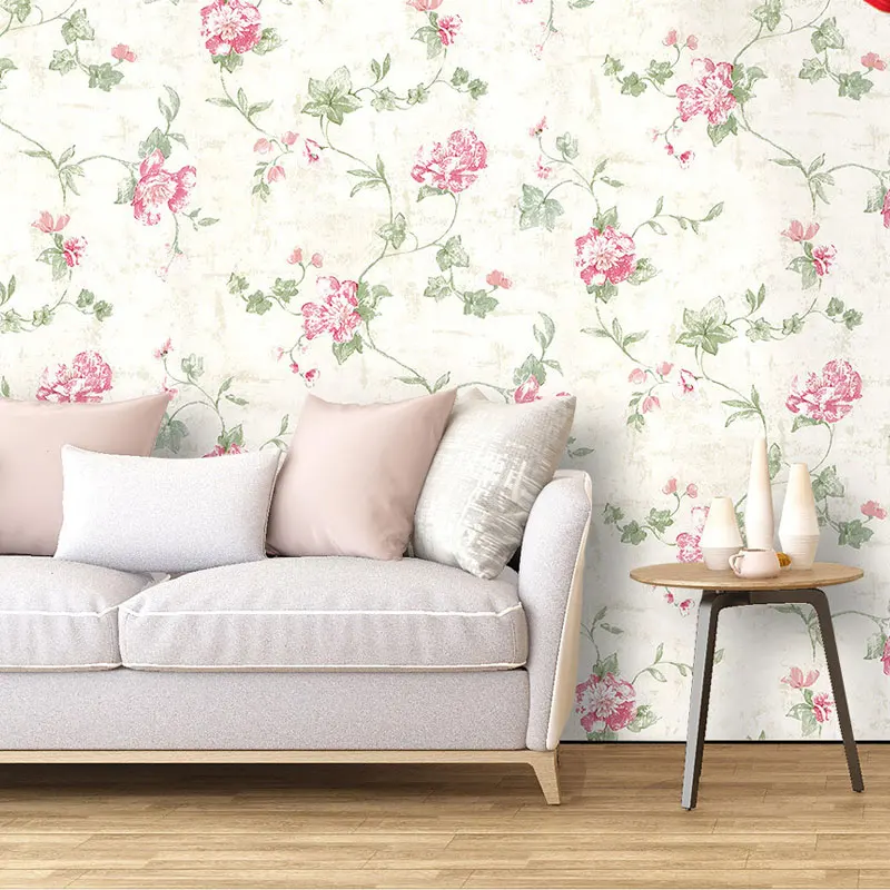 PVC Waterproof Self-adhesive Floral Pattern Wallpaper Girl Bedroom Wall Paste Living Room Background Wallpaper Paper Wall Decor
PVC Waterproof Self-adhesive Floral Pattern Wallpaper Girl Bedroom Wall Paste Living Room Background Wallpaper Paper Wall Decor