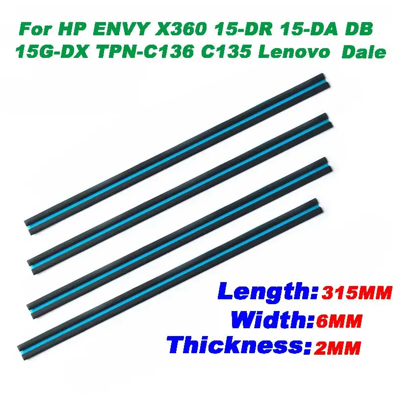 

1-50Pcs Laptop rubber pad For HP ENVY X360 15-DR 15-DA DB 15G-DX TPN-C136 C135 lenovo lower cover foot pad With doublesided tape