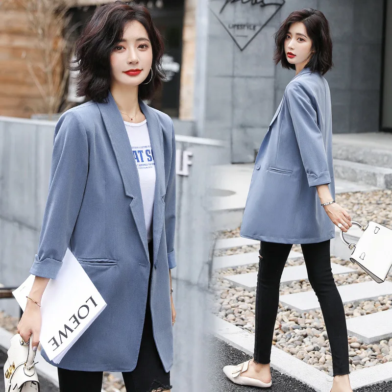 Casual Suit WOMEN'S Coat Korean-style Loose-Fit Spring And Autumn British Style Retro Hong Kong Style Suit GIRL'S INS Fashion CH
Casual Suit WOMEN'S Coat Korean-style Loose-Fit Spring And Autumn British Style Retro Hong Kong Style Suit GIRL'S INS Fashion CH