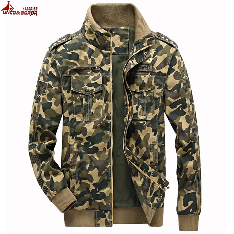 New Cotton Military Jacket Men Autumn winter Soldier MA-1 Style Army Camouflage Jackets Male Brand Clothing Mens Bomber Jackets 
New Cotton Military Jacket Men Autumn winter Soldier MA-1 Style Army Camouflage Jackets Male Brand Clothing Mens Bomber Jackets