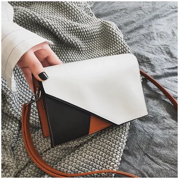Women's Messenger Bag Korean-style Contrast Color Square Sling Bag Trend Women's Shoulder Bag Students Fashion Handbag
Women's Messenger Bag Korean-style Contrast Color Square Sling Bag Trend Women's Shoulder Bag Students Fashion Handbag