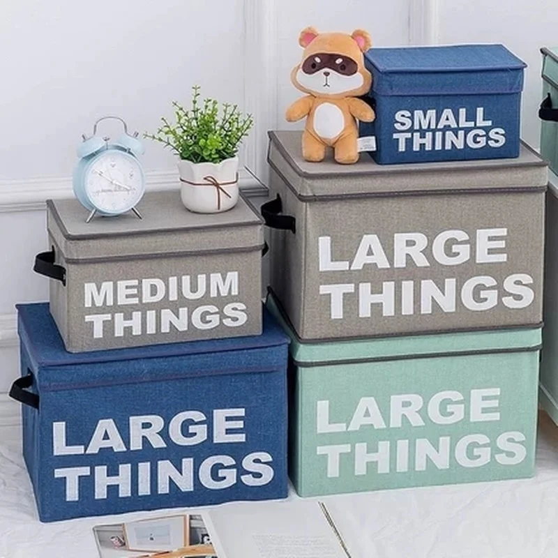 Foldable Storage Box Bins with Lids for Clothes Toys High Capacity Non-woven Stackable Storage Box Sundries Storage Container
Foldable Storage Box Bins with Lids for Clothes Toys High Capacity Non-woven Stackable Storage Box Sundries Storage Container