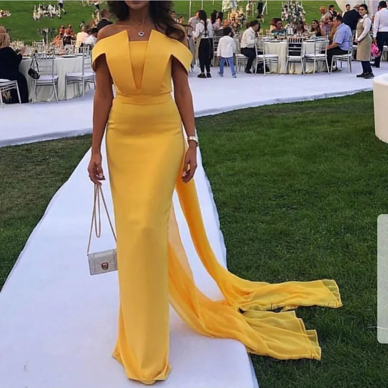 New Arrival Chiffon Yellow Mermaid evening dresses 2019 Custom Made Simple Abiye abendkleider dubai robe de soiree
New Arrival Chiffon Yellow Mermaid evening dresses 2019 Custom Made Simple Abiye abendkleider dubai robe de soiree