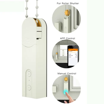 Automatic Smart Motorized Chain Roller Blinds Shade Shutter Drive Motor Powered By Solar Panel and Charger Bluetooth APP Control
Automatic Smart Motorized Chain Roller Blinds Shade Shutter Drive Motor Powered By Solar Panel and Charger Bluetooth APP Control