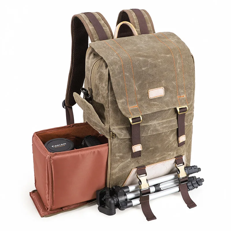 2019 Photography xiang ji bao Retro Waterproof Canvas Backpack Lens Single-lens Reflex Camera Digital Backpack DSLR Camera Bag
2019 Photography xiang ji bao Retro Waterproof Canvas Backpack Lens Single-lens Reflex Camera Digital Backpack DSLR Camera Bag