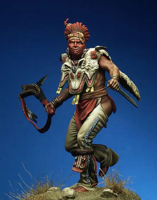 Unassambled 1/24 75mm ancient warrior with base Resin figure miniature model kits Unpainted
Unassambled 1/24 75mm ancient warrior with base Resin figure miniature model kits Unpainted
