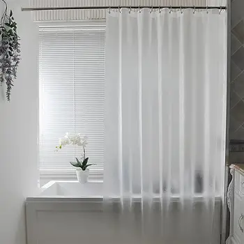 Simple Plastic Decor Punch-free Bath Translucent Bathroom Frosted Atmosphere Partition Shower Curtain
Simple Plastic Decor Punch-free Bath Translucent Bathroom Frosted Atmosphere Partition Shower Curtain
