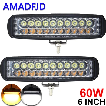 6 Inch 60W Led Work Light 12V 24V Led Beams Led Bar Offroad 4x4 Car Off road Flood Spot Combo Light SUV Accessories Fog Lamp
6 Inch 60W Led Work Light 12V 24V Led Beams Led Bar Offroad 4x4 Car Off road Flood Spot Combo Light SUV Accessories Fog Lamp