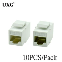 10Pcs CAT6 Keystone Coupler, RJ45 UTP Coupler Insert-Snap-in Connector Socket Adapter Port for Wall Plate Outlet Panel-Black
10Pcs CAT6 Keystone Coupler, RJ45 UTP Coupler Insert-Snap-in Connector Socket Adapter Port for Wall Plate Outlet Panel-Black