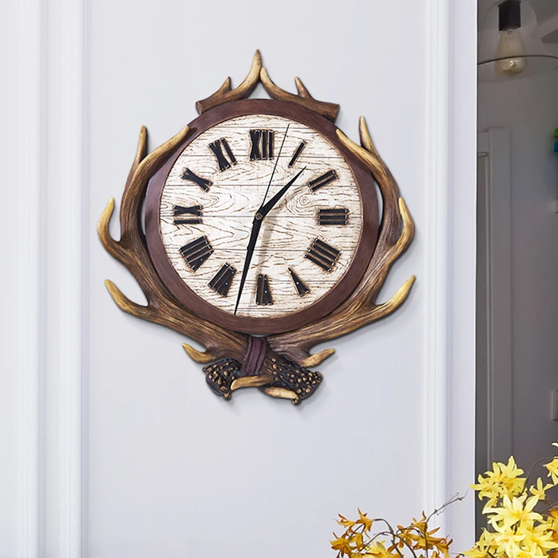 Nordic 3d Wall Clock Vintage Living Room Decorative Clocks Wall Watch Silent Creative Antlers Bedroom Relogio Parede Gift SC652
Nordic 3d Wall Clock Vintage Living Room Decorative Clocks Wall Watch Silent Creative Antlers Bedroom Relogio Parede Gift SC652
